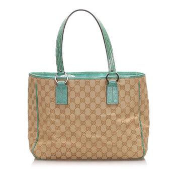 Gucci CS Canvas Tote Bag (SHG-10887)