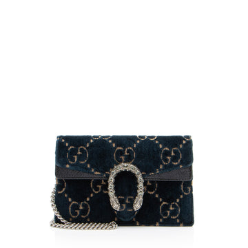 Gucci GG Velvet Dionysus Super Mini Bag (SHF-zrKSbu)
