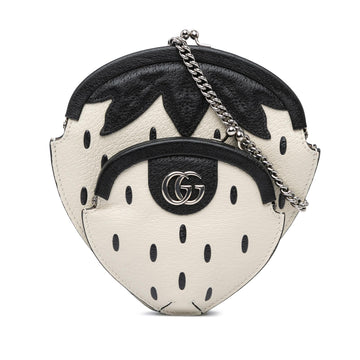 Gucci Leather Fruittini Strawberry Crossbody