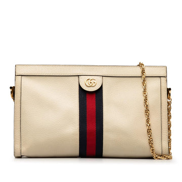 Gucci Leather Ophidia Chain Crossbody