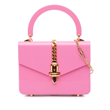 Gucci Mini Acrylic Sylvie 1969 Top Handle Bag