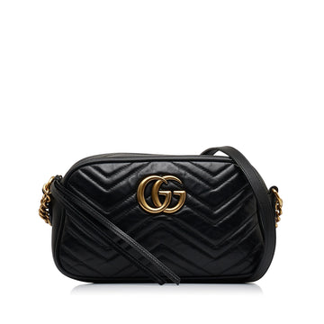 Gucci Small GG Marmont Matelasse Crossbody (SHG-RvNR1F)