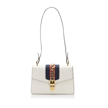 Gucci Small Leather Sylvie Satchel