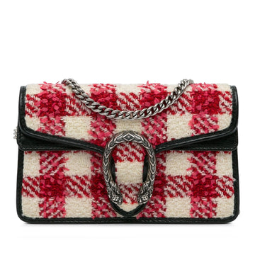 Gucci Super Mini Tweed Dionysus Crossbody Bag (SHG-4yYzpl)