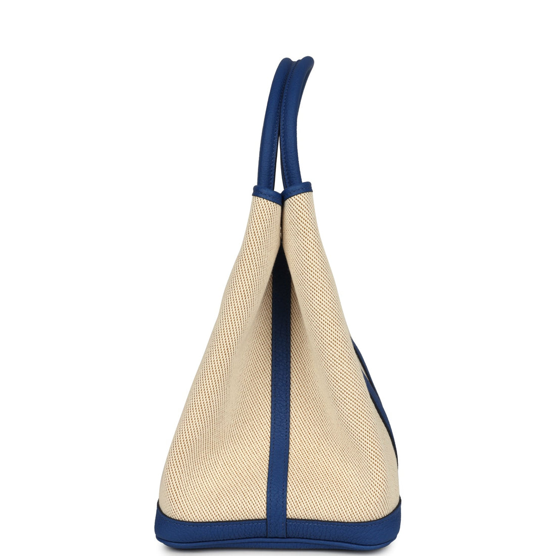 Hermes Garden Party 36 Bleu France Negonda and SSru Canvas Palladium Hardware