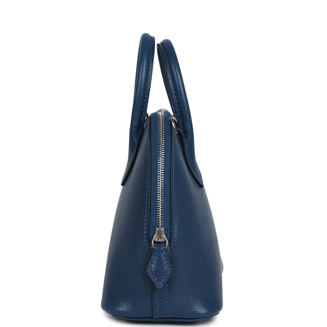 Hermes Mini 1923 Bolide Deep Bleu Chevre Chamkila Palladium Hardware
