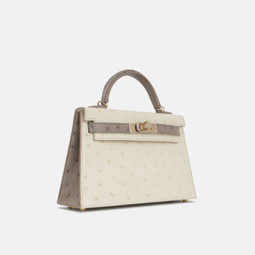 HSS Mini Kelly - Beton / Gris Tourterelle Ostrich