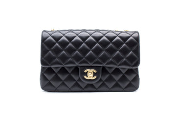 Chanel AS B Chanel S Flap Bag  Black /  Lambskin Shoulder Bags Ghw