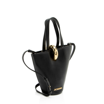 Jacquemus Leather Le Petit Bambola Bucket Bag
