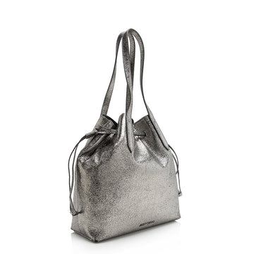 Jimmy Choo Metallic Calfskin Barra Tote (SHF-21618)