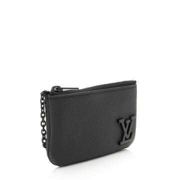 Louis Vuitton Calfskin Aerogram Key Pouch (SHF-2p6yBk)