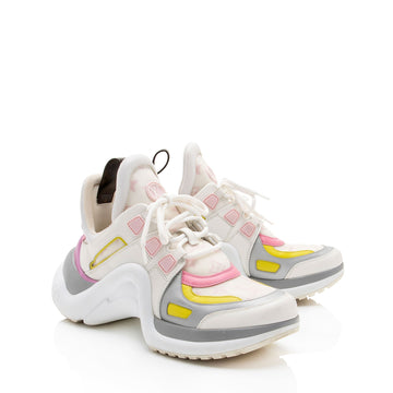 Louis Vuitton Calfskin Monogram LV Pop Archlight Sneakers - Size 8.5 / 38.5 (SHF-GZiAHD)