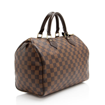 Louis Vuitton Damier Ebene Speedy 30 Satchel
