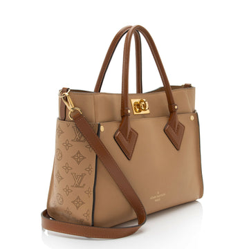 Louis Vuitton Mahina Calfskin On My Side MM Tote (SHF-C4Ei6m)