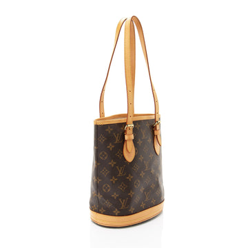 Louis Vuitton Monogram Canvas Petit Bucket Tote