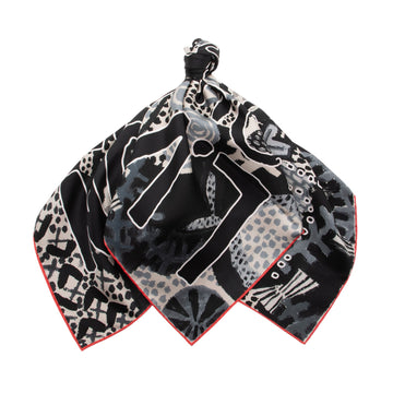 Louis Vuitton x Jonas Wood Silk Graphic Reversible 90cm Scarf