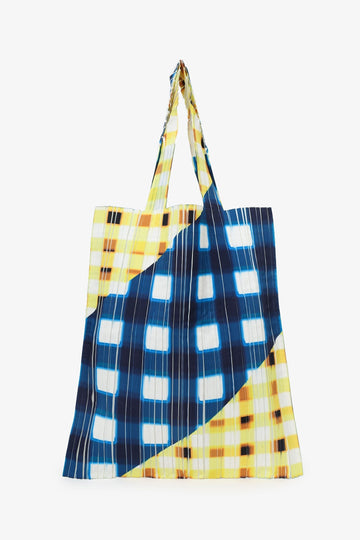 Pleats Please Issey Miyake AW21 Multicolour Trek ChSSk Print Tote