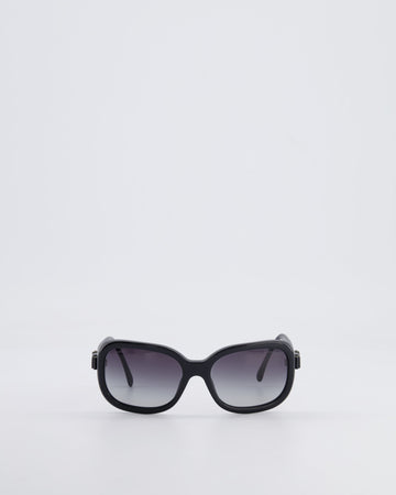 Chanel Black 5280 Sunglasses Ombr?© Frame and CC Logo Bow Details