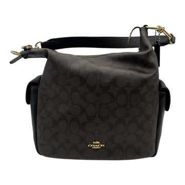 Handbag Designer By Coach In Brown, Size:Medium