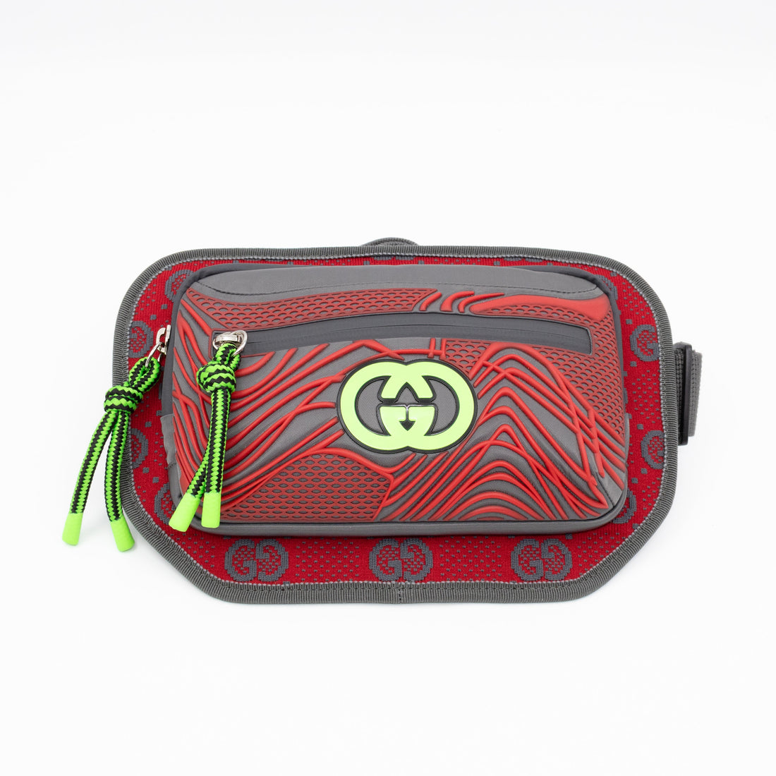 Gucci Sling Belt Bag Jersey CS Alloy Grey