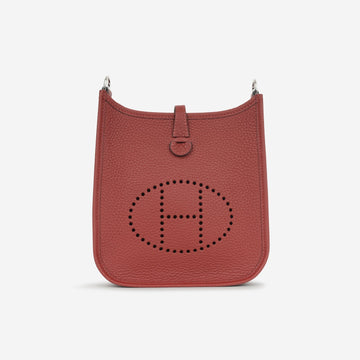 Hermès - Evelyne TPM - Rouge H Clemence PHW - Brand New - 2025