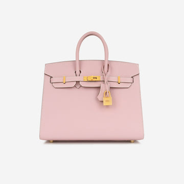 Hermès - HSS Birkin 25 - Mauve Sylvestre / Rose Pourpre Epsom BGHW - 2023 - Unused