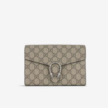 Gucci Dionysus Wallet on Chain - CS Supreme Canvas | Silver Hardware
