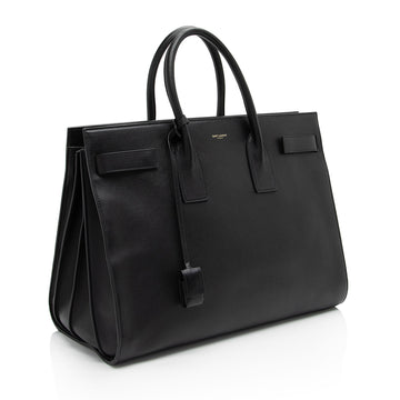 Saint Laurent Classic Calfskin Large Sac De Jour Tote (SHF-bynEkD)