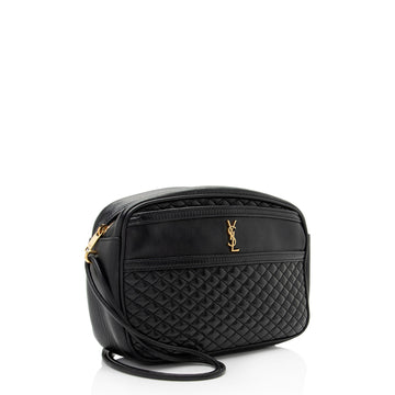 Saint Laurent Lambskin Monogram Victoire Camera Bag (SHF-0P9i8L)