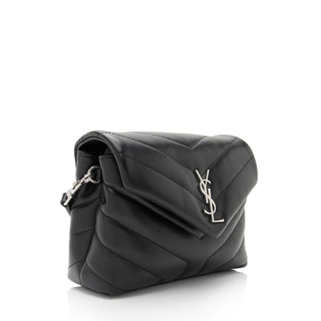 Saint Laurent Matelasse Calfskin Monogram LouLou Toy Crossbody Bag (SHF-XA7PvZ)