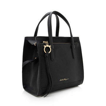 Salvatore Ferragamo Calfskin Amy Mini Tote (SHF-22524)