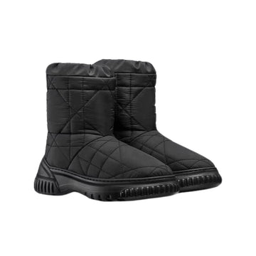 DD FROST ANKLE BOOT BLACK QUILTED NYLON BLACK