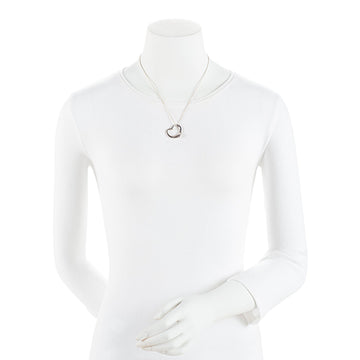 Tiffany & Co. Elsa Peretti Sterling Silver Open Heart 27mm Large Necklace