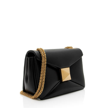 Valentino Lambskin One Stud Small Crossbody (SHF-8byPgB)