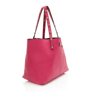 Versace Leather Tribute Shopper Tote