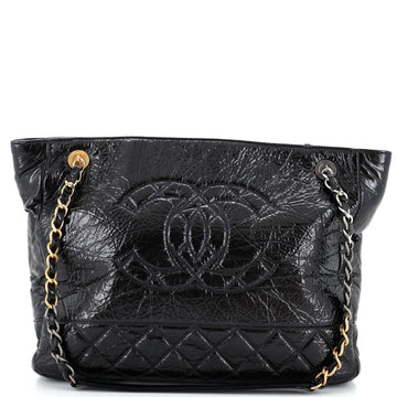CHANEL Paris-31 Rue Cambon Timeless CC Shopping Tote Quilted Shiny Aged Calfskin Medium