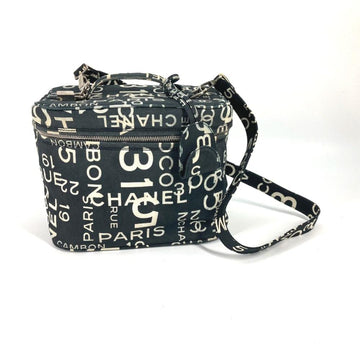 Black Fabric Chanel Handbag