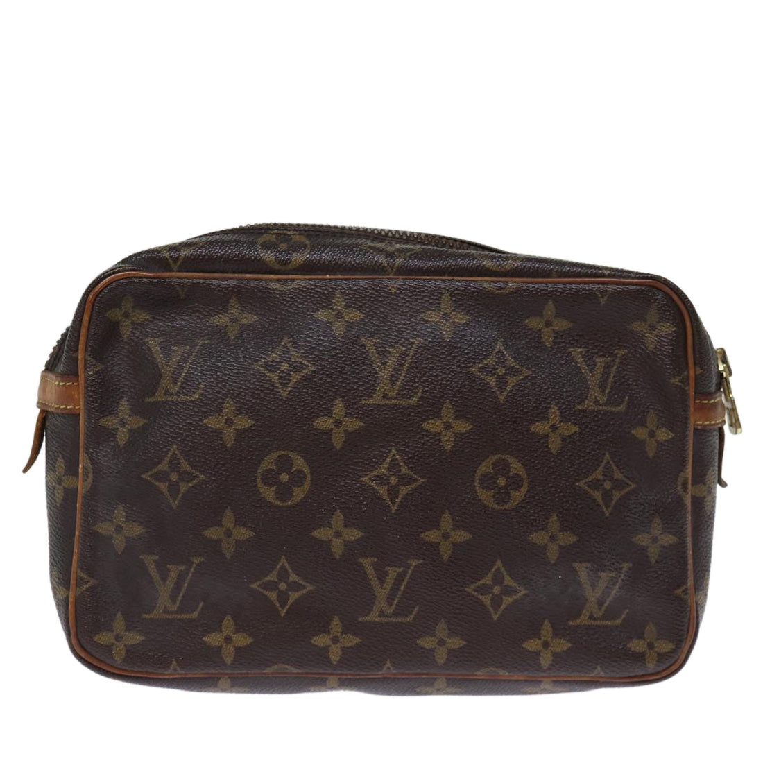 Louis Vuitton Compiegne 23  Canvas Clutch Bag