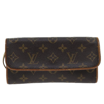Louis Vuitton Pochette Twin  Canvas Clutch Bag