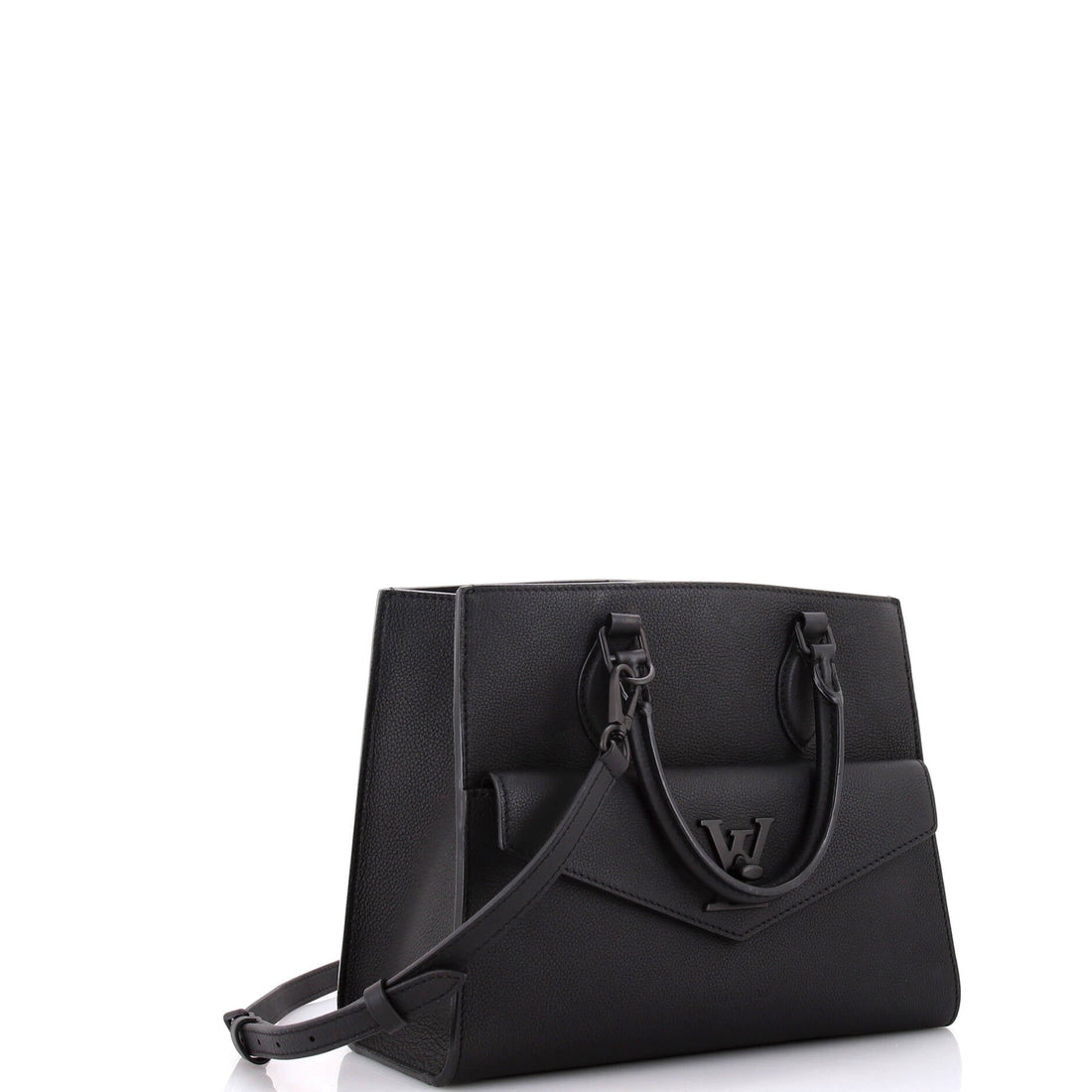 Lockme Monochrome Tote Leather PM