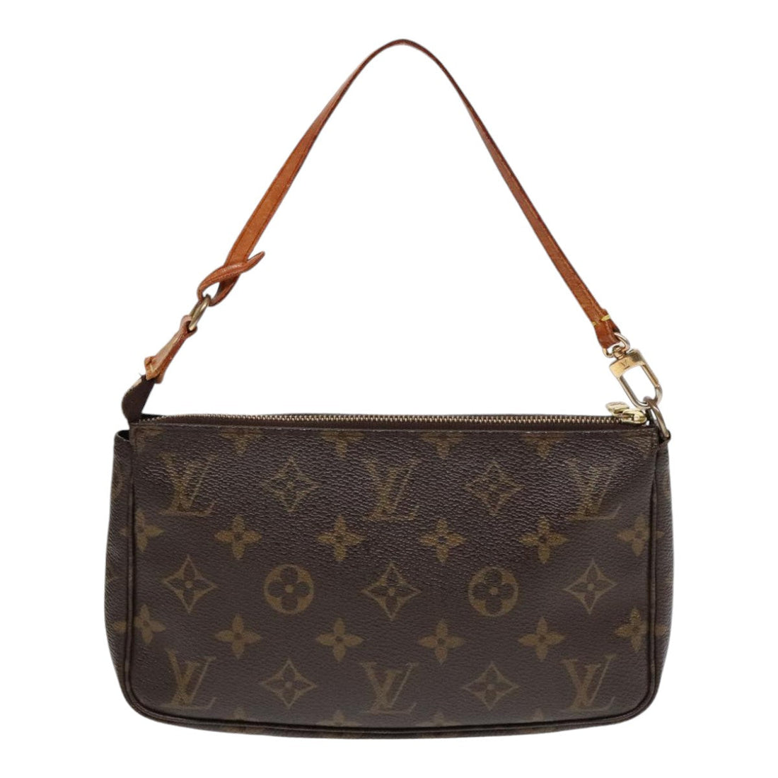 Louis Vuitton Pochette Accessoire  Canvas Clutch Bag