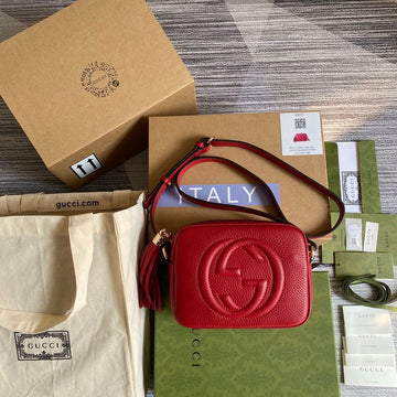 SS 308364 cross body bags 22CM red Free shipping