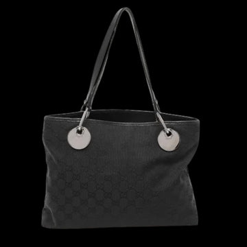 Black Canvas Gucci Tote