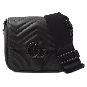 Black Leather Gucci Marmont