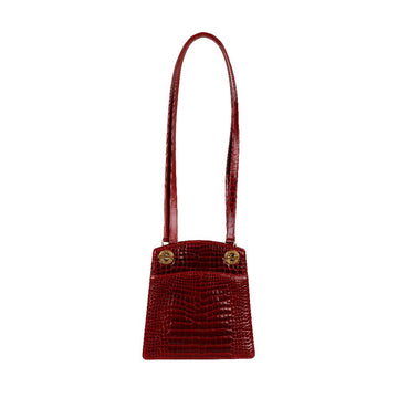 Burgundy Leather Gucci Crossbody Bag