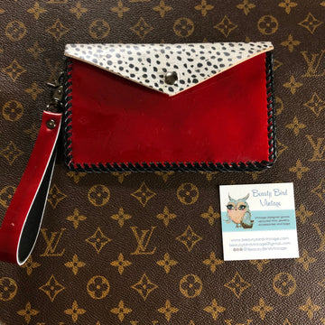 The Wren - Red Vernis/CheetahVS Wristlet/Fanny Pack/Clutch