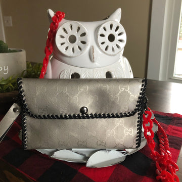 The Wren - Silver GGVS Wristlet/Crossbody/Clutch Bag