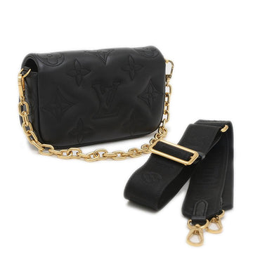 Black Fabric Louis Vuitton Shoulder Bags