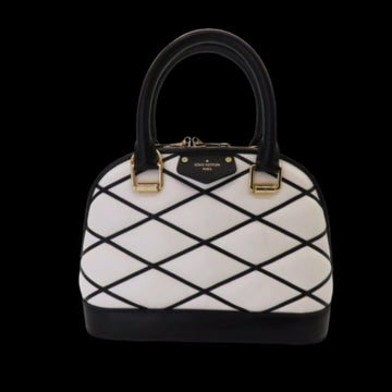 Black Leather Louis Vuitton Alma