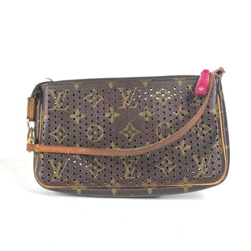 Brown Canvas Louis Vuitton Pochette Accessoires